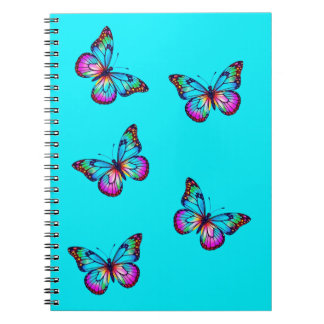 Butterfly Notitieboek Aqua Blue