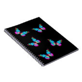 Butterfly Notitieboek Black (Rechterzijde)