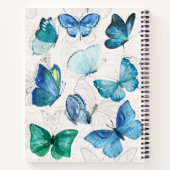  Butterfly Notitieboek persoonlijke naam (Achterkant)