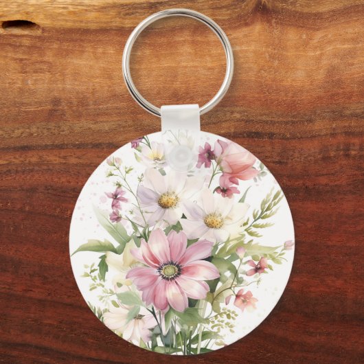 Butterfly Nursery Wall Art  Sleutelhanger (Voorkant)