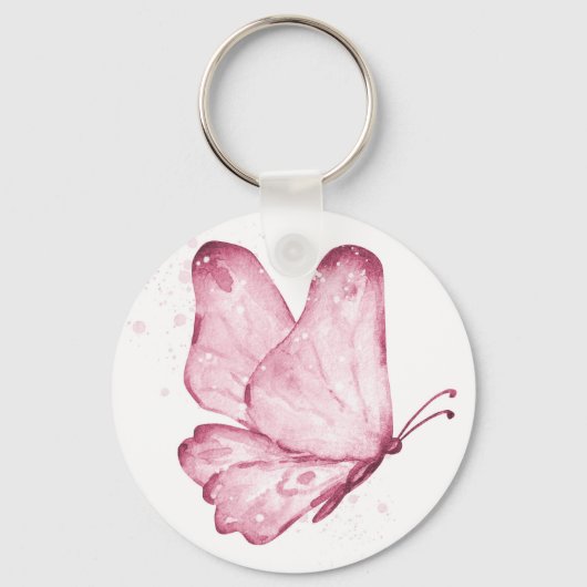 Butterfly Nursery Wall Art  Sleutelhanger (Achterkant)