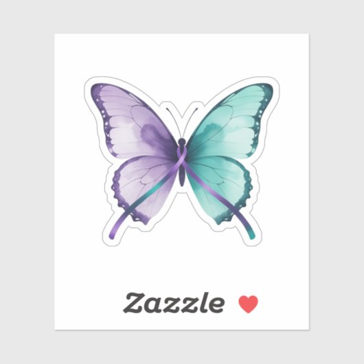 Butterfly of Hope – Suicide Prevention  Sticker (Vel)