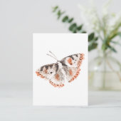 Butterfly Old Illustration Briefkaart (Staand voorkant)