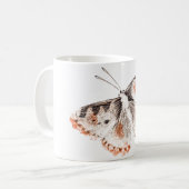  Butterfly Old Illustration Koffiemok (Voorkant links)
