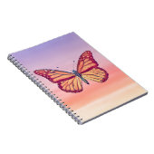 Butterfly Ombre Sunset Tones Journal Notitieboek (Rechterzijde)