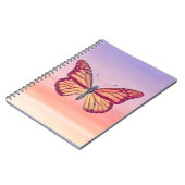 Butterfly Ombre Sunset Tones Journal Notitieboek (Linkerzijde)