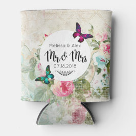 Butterfly on a Shabby  Collage Mr en Mrs. Blikjeskoeler