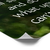 Butterfly on Basketflower, Poster Scriptversie Ver (Hoek)