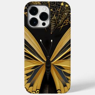 Butterfly on Black Case-Mate iPhone 14 Pro Max Hoesje