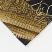 Butterfly on Black Fleece Deken (Hoek)