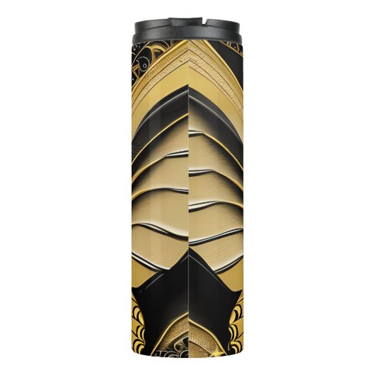 Butterfly on Black Thermosbeker (Achterkant)