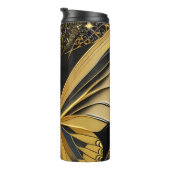 Butterfly on Black Thermosbeker (Geroteerd rechts)