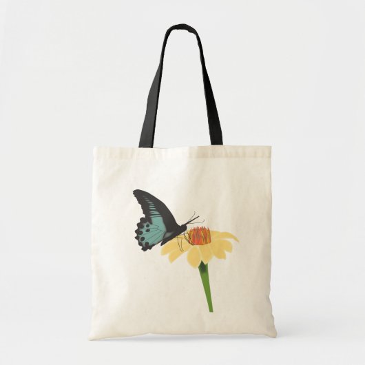 Butterfly on Bloom Canvas tas (Voorkant)
