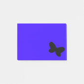 Butterfly on Blue Post It Note (Voorkant)