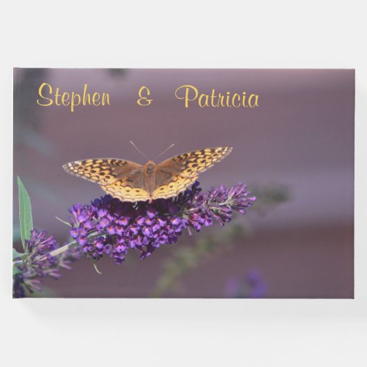 Butterfly on Butterfly Struik Gastenboek (Voorkant)