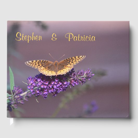 Butterfly on Butterfly Struik Gastenboek (Voorkant)