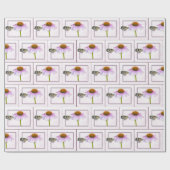 Butterfly on Cone Flower Cadeaupapier (Vlak)