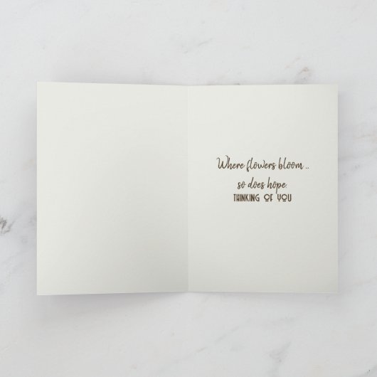 Butterfly on Cone Flower Kaart (Binnen)