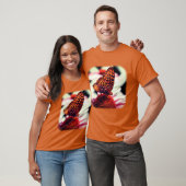 Butterfly on Coneflower Natuur T-shirt (Unisex)