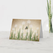 Butterfly on Dandelion Kaart (Voorkant)