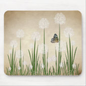 Butterfly on Dandelion Muismat (Voorkant)