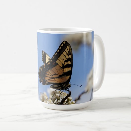 Butterfly on Floral: Vandaag kies ik Joy Koffiemok (Voorkant rechts)