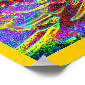 Butterfly on Flower Digital Art Poster (Hoek)