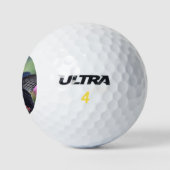 Butterfly on flower golfballen (Logo)