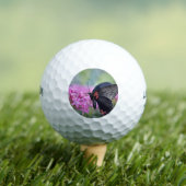 Butterfly on flower golfballen (Insitu Shirt)