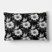 Butterfly on Flower Pattern Design - Zwart Etui (Achterkant)