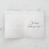 Butterfly on Orchid Blossom Kaart (Binnen)