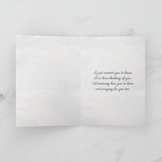 Butterfly on Orchid Blossom Kaart (Binnen)