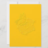 Butterfly on red Rose met sterren en regendruppels (Achterkant)