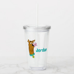 Butterfly on Scooby-Doo's neus Acryl Drinkbeker
