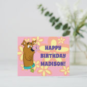 Butterfly on Scooby-Doo's neus Briefkaart (Staand voorkant)