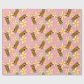 Butterfly on Scooby-Doo's neus Cadeaupapier (Vlak)