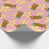 Butterfly on Scooby-Doo's neus Cadeaupapier (Hoek)