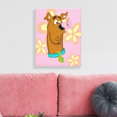 Butterfly on Scooby-Doo's neus Canvas Afdruk (Insitu (Woonkamer))