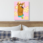 Butterfly on Scooby-Doo's neus Canvas Afdruk (Insitu (Slaapkamer))