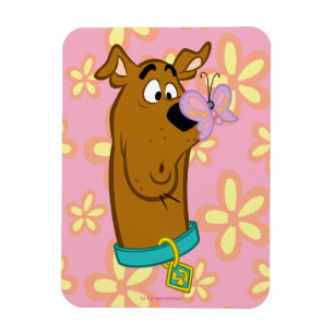 Butterfly on Scooby-Doo's neus Magneet