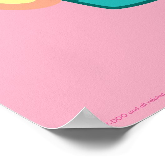 Butterfly on Scooby-Doo's neus Poster (Hoek)