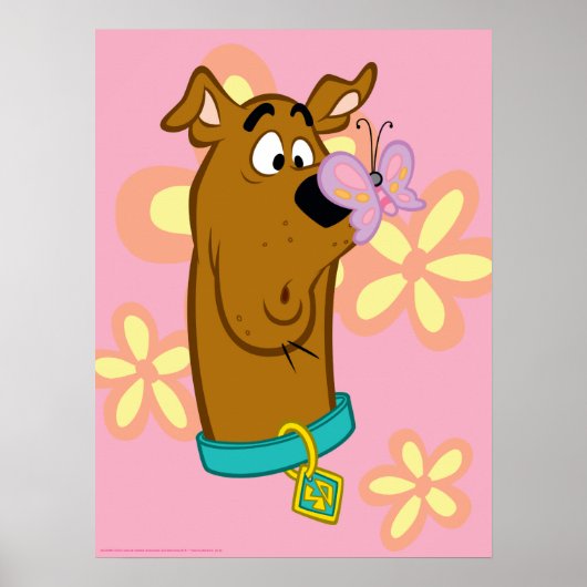 Butterfly on Scooby-Doo's neus Poster (Voorkant)
