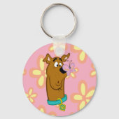 Butterfly on Scooby-Doo's neus Sleutelhanger (Voorkant)