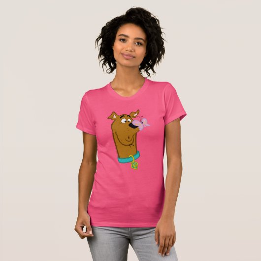 Butterfly on Scooby-Doo's neus T-shirt (Voorkant volledig)
