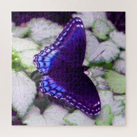 Butterfly on Silver Beacon Lamium Legpuzzel (Verticaal)