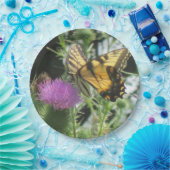 Butterfly on Thistle Paper Bord (Feest)