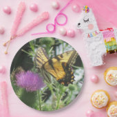 Butterfly on Thistle Paper Bord (Feest)