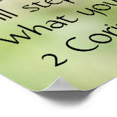 Butterfly on Wildfllowers, Scriptversie Verse Poster (Hoek)