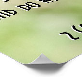 Butterfly on Wildfllowers, w Corinthians Verse Poster (Hoek)