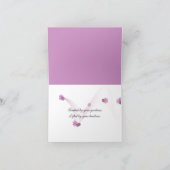 Butterfly on Window Dank u Bedankkaart (Binnen)